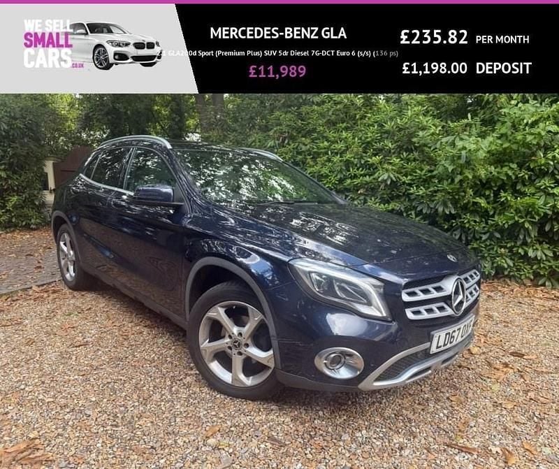 Blue Used 2017 Mercedes GLA200 Premium Plus SUV | £11,989 (Fair price) - Image 1/4