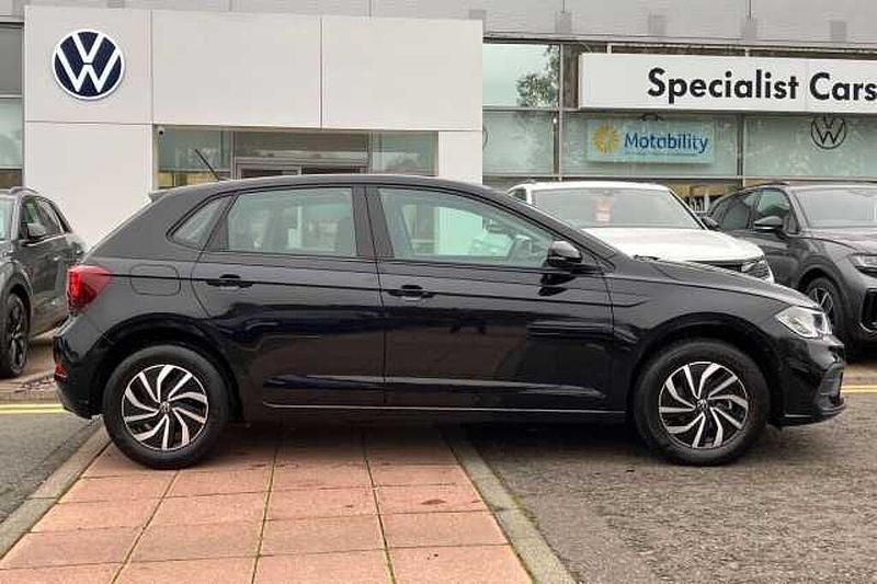 Used VW Polo Life 95 HP (69 kW) 2025 Black Hatchback