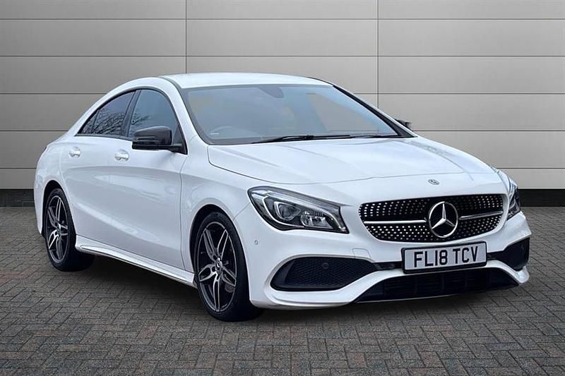 White Used 2018 Mercedes CLA180 AMG line Sedan | £14,495 (Fair price) - Image 1/4