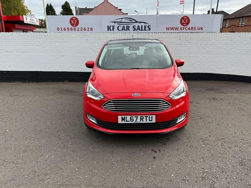 Used Ford C-MAX Titanium X 125 HP (91 kW) 2017 Red MPV