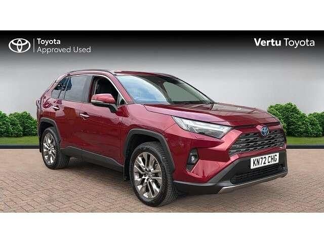 Red Used 2022 Toyota RAV4 Hybrid SUV | £31,565 (A bit pricey) - Image 1/4