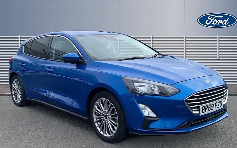 Blue Used 2020 Ford Focus Titanium X Hatchback | £12,175 (Fair price) - Image 1/4