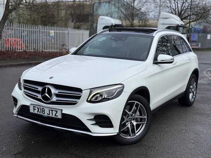 Used Mercedes GLC220 AMG line 2018 White SUV