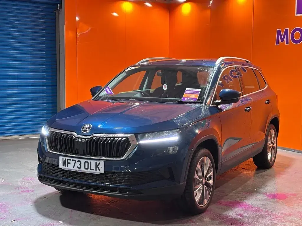 Used Skoda Karoq SE L 150 HP (110 kW) 2023 Blue SUV