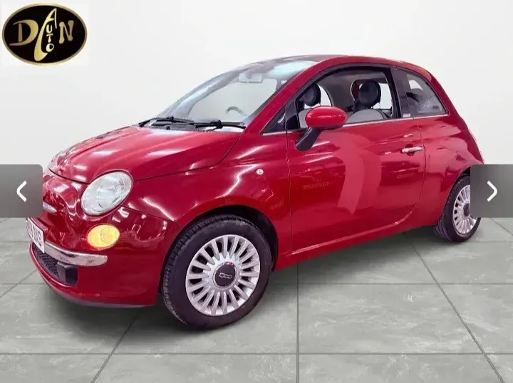 Used Fiat 500 Lounge 69 HP (50 kW) 2010 Red Hatchback