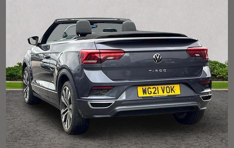 Used VW T-Roc Cabriolet R-line 150 HP (110 kW) 2021 Grey Cabriolet