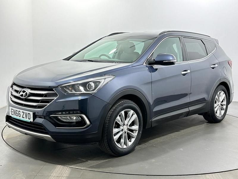 Used Hyundai Santa Fe Premium 2016 Blue SUV