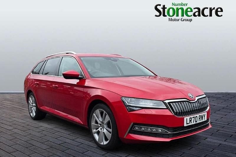 Red Used 2020 Skoda Superb SE L Estate | £18,995 (Fair price) - Image 1/1