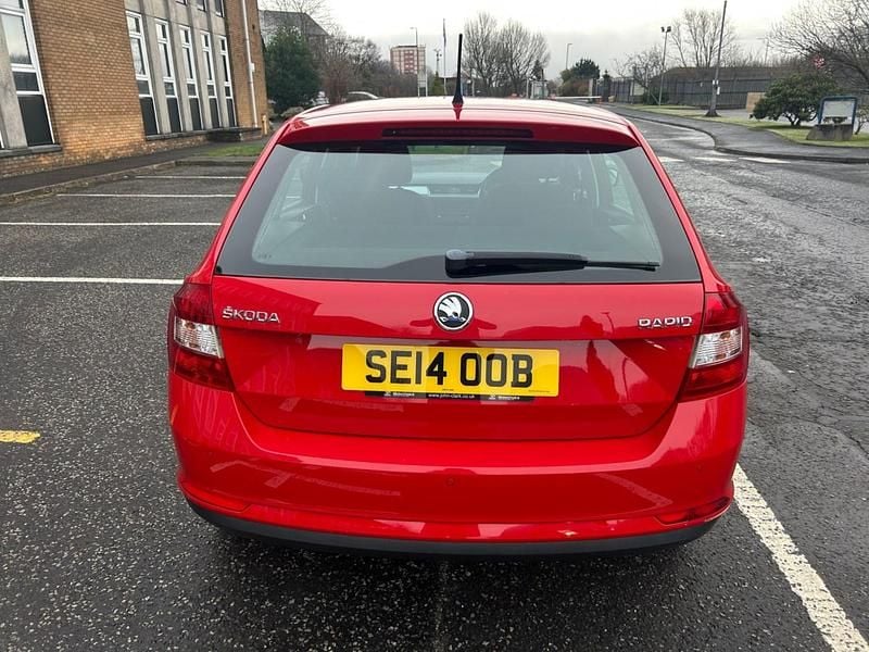 Used Skoda Rapid Elegance 2014 Red Hatchback