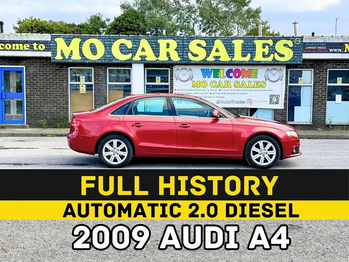 Used Audi A4 Comfort 143 HP (105 kW) 2009 Red Sedan