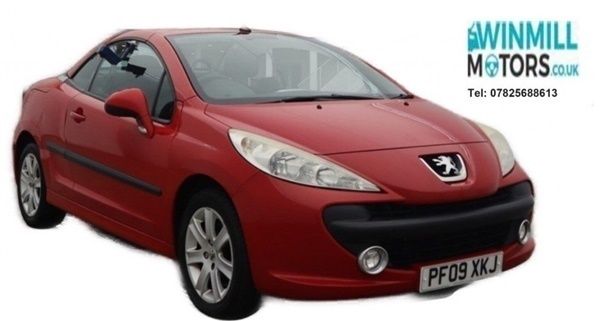 Red Used 2009 Peugeot 207 CC Sport Cabriolet | £1,895 (Fair price) - Image 1/1