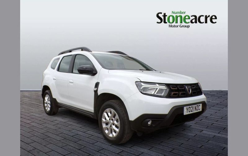 White Used 2021 Dacia Duster Comfort SUV | £11,799 (Fair price) - Image 1/4
