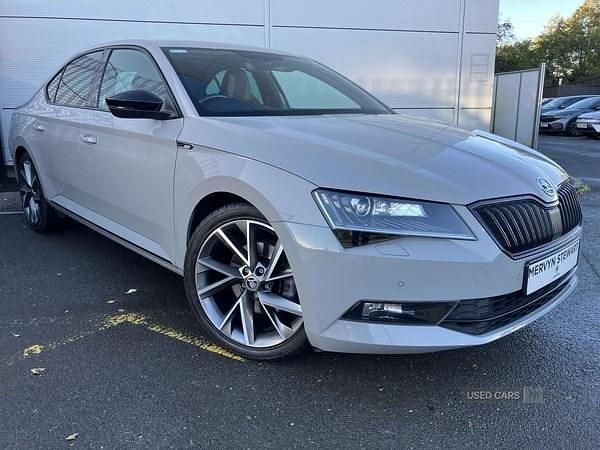 Grey Used 2018 Skoda Superb SportLine Hatchback | £16,495 (A bit pricey) - Image 1/4