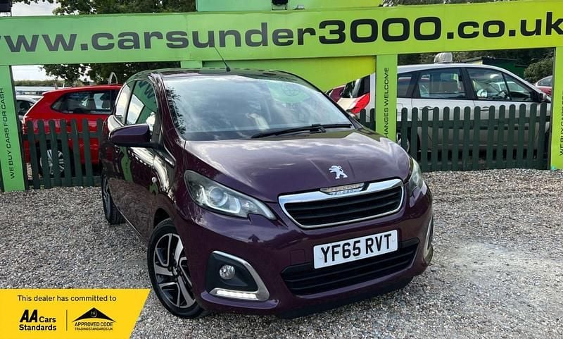 Purple Used 2015 Peugeot 108 Allure Hatchback | £3,970 (Fair price) - Image 1/4