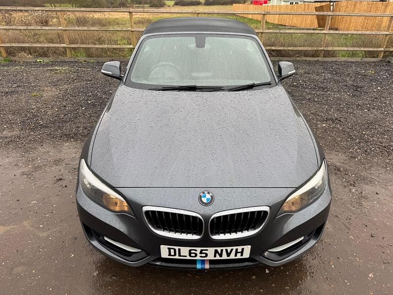 Used BMW 218 Sport Line 150 HP (110 kW) 2015 Grey Cabriolet