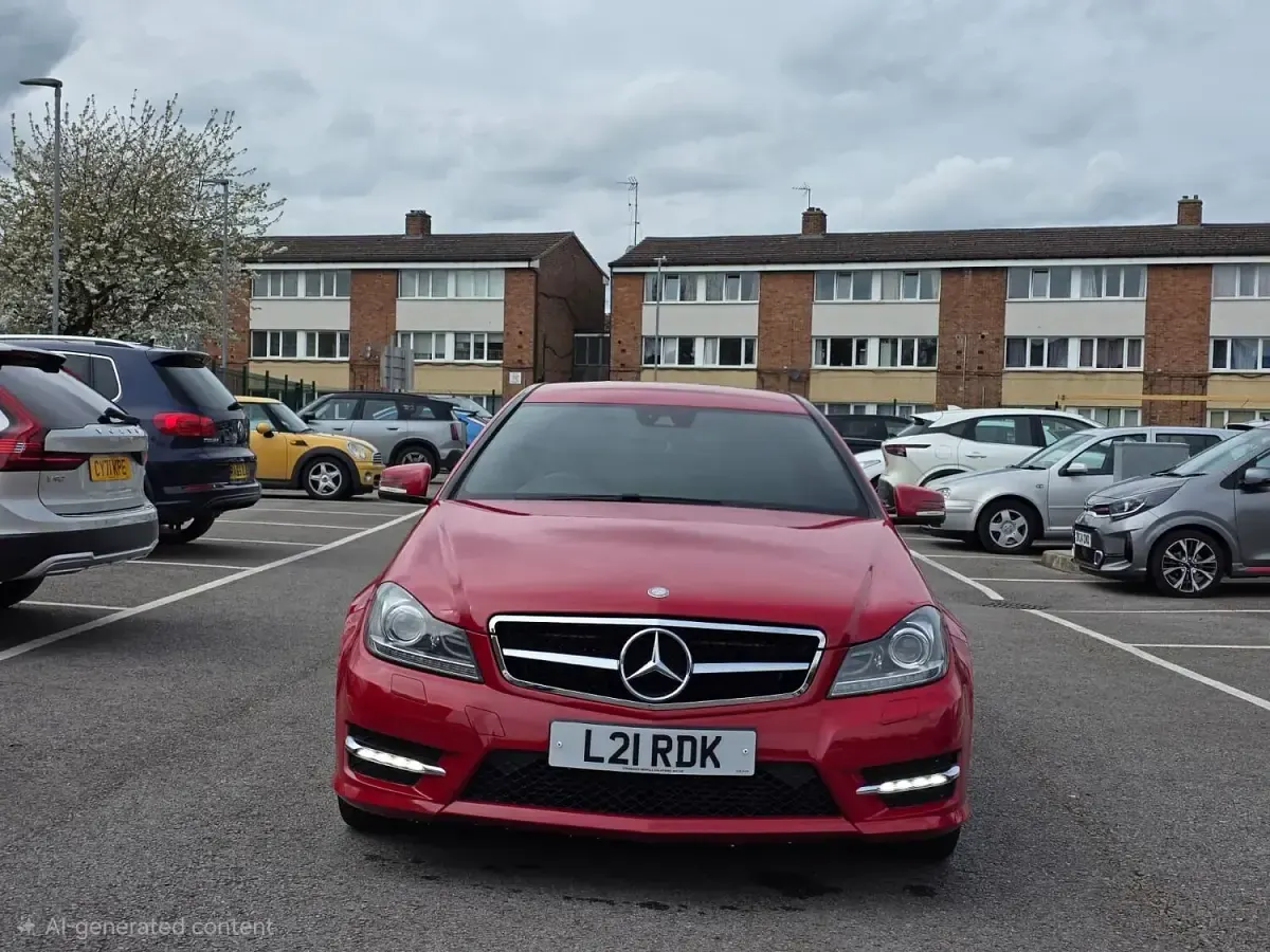 Used Mercedes C220 Sport Edition 170 HP (125 kW) 2014 Red Coupe
