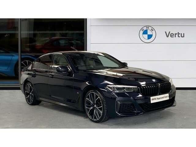 Black Used 2022 BMW 520 M Sport Sedan | £31,075 (Fair price) - Image 1/4