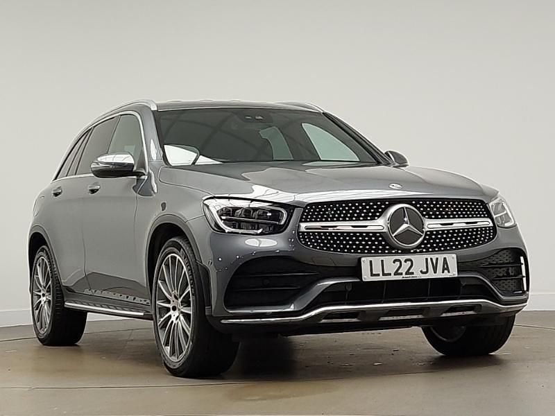 Grey Used 2022 Mercedes GLC220 AMG Line Premium SUV | £32,998 (Expensive) - Image 1/4
