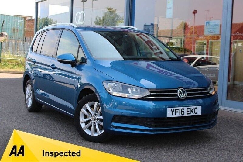 Blue Used 2016 VW Touran SE MPV | £10,995 (A bit pricey) - Image 1/4