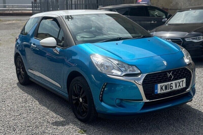 Blue Used 2016 DS Automobiles DS3 Chic Hatchback | £5,895 (Fair price) - Image 1/1