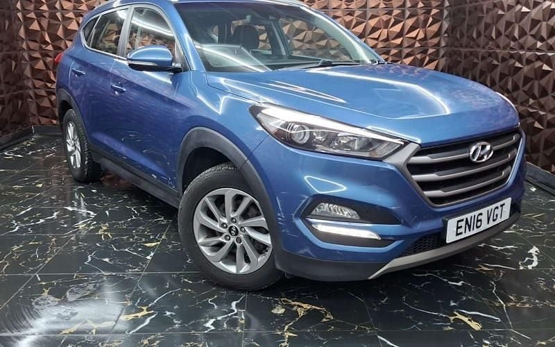 Second-hand Hyundai Tucson SE 132 CP (97 kW) 2015 Albastru SUV