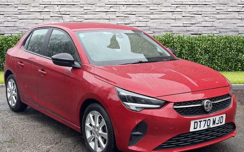Used Vauxhall Corsa 75 HP (55 kW) 2021 Red Hatchback