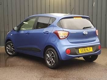 Usado Hyundai i10 GO! 66 HP (48 kW) 2018 Azul Citadino