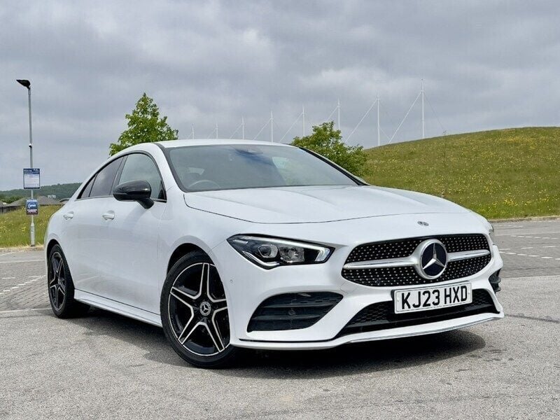White Used 2023 Mercedes CLA180 Executive Sedan | £21,995 (Super price) - Image 1/4
