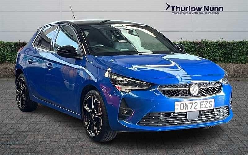 Used Vauxhall Corsa Ultimate 131 HP (96 kW) 2022 Blue Hatchback