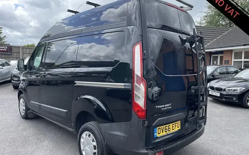 Used Ford Transit Custom Trend 125 HP (91 kW) 2015 Black Van