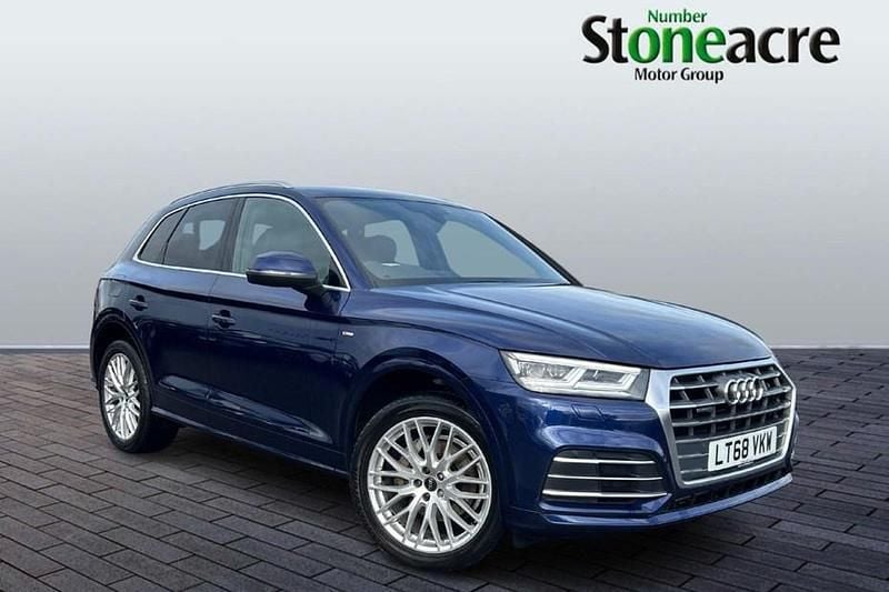 Blue Used 2018 Audi Q5 S-Line SUV | £20,495 (Good price) - Image 1/1