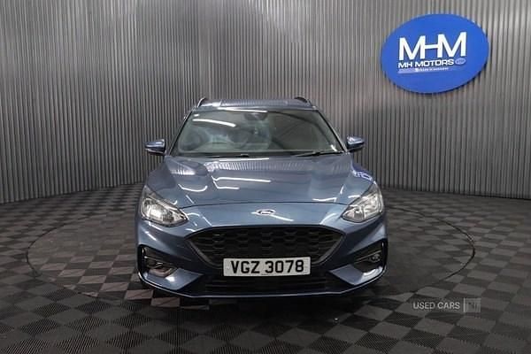 Used Ford Focus ST-Line 120 HP (88 kW) 2021 Blue Estate