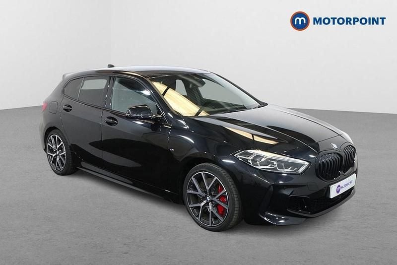 Black Used 2022 BMW 128 Hatchback | £25,499 (Fair price) - Image 1/4