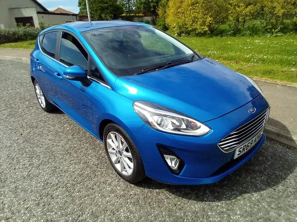 Used Ford Fiesta Titanium 2019 Blue Hatchback