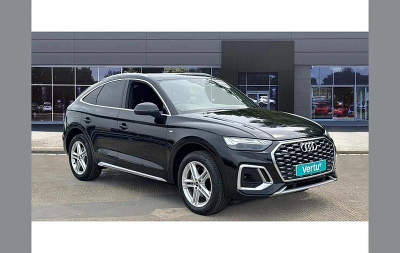 Black Used 2023 Audi Q5 Sportback S-Line SUV | £32,076 (Good price) - Image 1/4