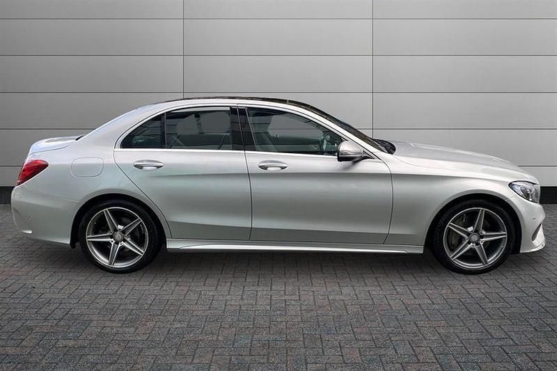 Used Mercedes C250 AMG Line Premium Plus 204 HP (150 kW) 2017 Silver Sedan