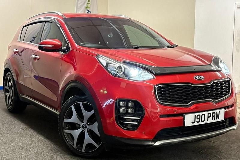 Red Used 2017 Kia Sportage GT-Line SUV | £7,495 (Good price) - Image 1/1