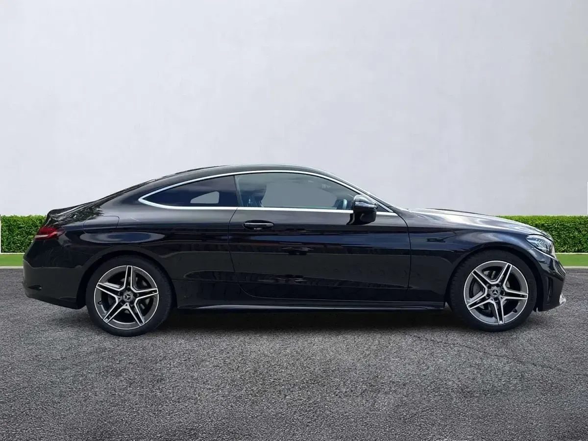 Used Mercedes C200 AMG line 2023 Black Coupe