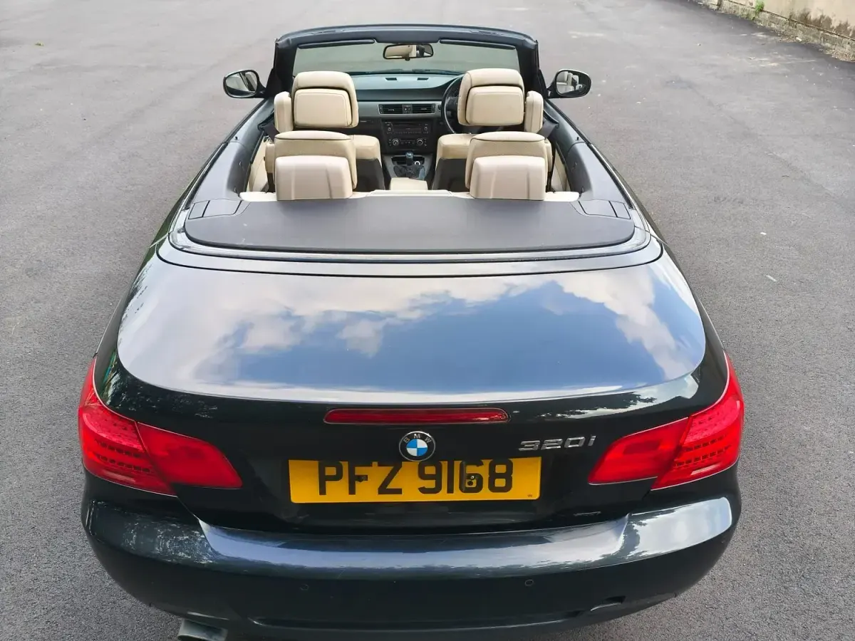 Used BMW 320 Cabriolet M Sport 2010 Black Cabriolet