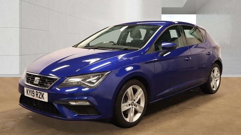 Begagnad Seat Leon FR 150 HK (110 kW) 2019 Blå Halvkombi