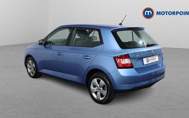 Used Skoda Fabia SE 110 HP (80 kW) 2018 Blue Hatchback
