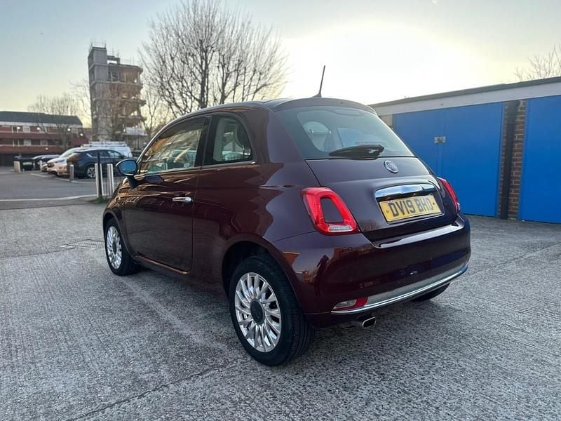 Used Fiat 500 Lounge 69 HP (50 kW) 2019 Red Hatchback