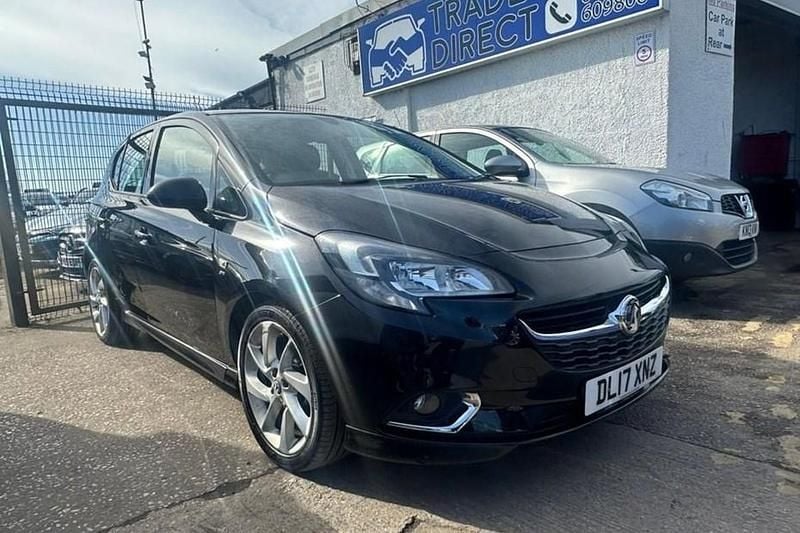 Used Vauxhall Corsa SRi 90 HP (66 kW) 2017 Black Hatchback