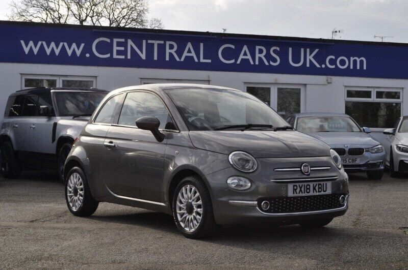 Grey Used 2018 Fiat 500 Lounge Hatchback | £5,995 (Fair price) - Image 1/4