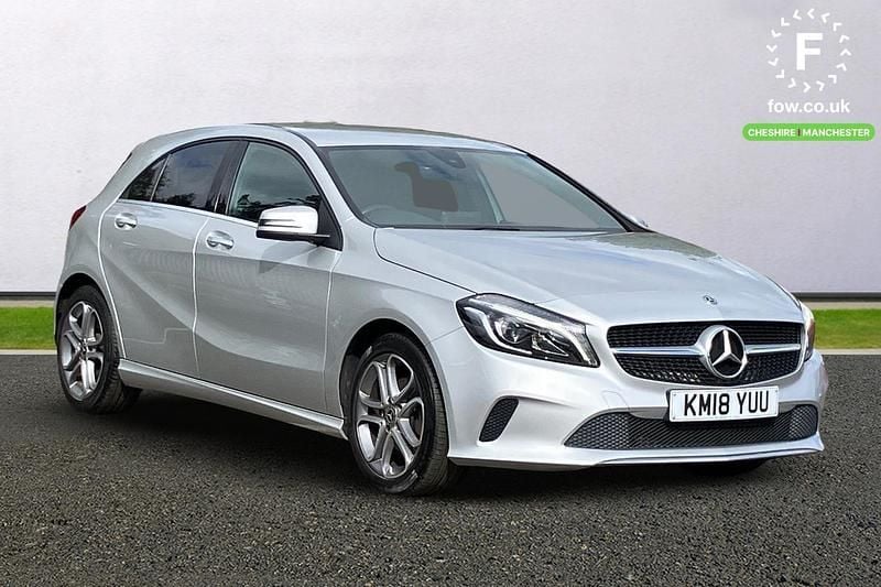 Silver Used 2018 Mercedes A180 Sport Edition Hatchback | £12,199 (Good price) - Image 1/4