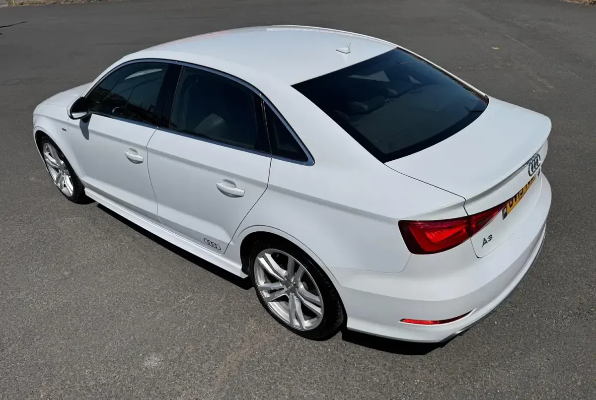 Used Audi A3 S-Line 2015 White Sedan