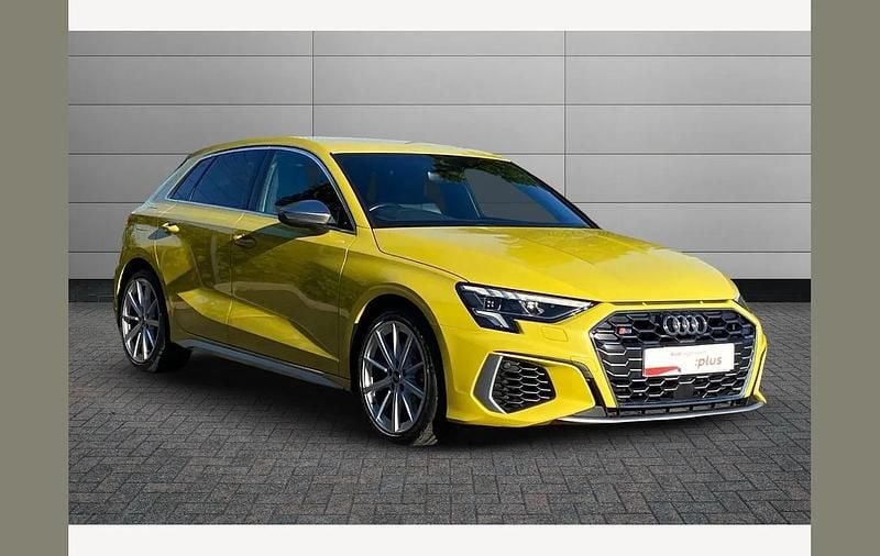 Yellow Used 2022 Audi S3 Sportback Comfort Hatchback | £29,495 - Image 1/4
