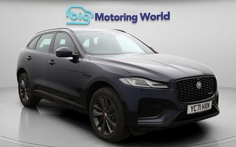Used Jaguar F-Pace R-Dynamic 404 HP (297 kW) 2021 Blue SUV