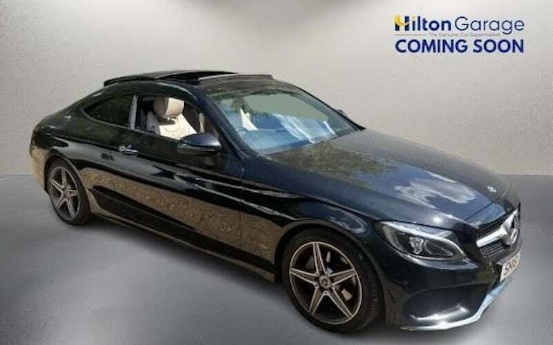 Black Used 2018 Mercedes C220 AMG line Coupe | £16,995 (Fair price) - Image 1/1
