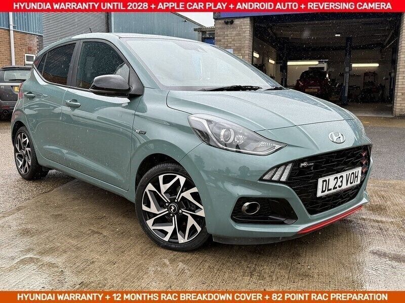 Green Used 2023 Hyundai i10 N Line Hatchback | £12,995 (Good price) - Image 1/4